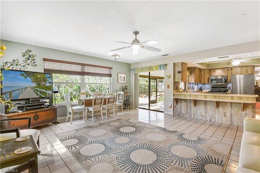 Single family home with amazing outdoor living space! Situated on an oversized corner lot with a fully fenced-in backyard and a long side yard that provides extra parking. You will love the private oasis in the backyard that features a long screened lanai and an open lanai that is perfect for entertaining. Inside the meticulously cared for home you will find a creative floor plan that allows every member of the family to have their privacy while offering a wonderful open feel. This 3 bedroom home features a screened front entryway, living room w/ custom mirrors, tile & wood flooring throughout (NO CARPET), large impact resistant windows & sliders letting the natural sunlight pour into the home, high-end ceiling fans, stainless steel appliances, custom shades in master, spacious family room, and a kitchen overlooking backyard w/ a long breakfast bar. Fantastic location - highly desirable Old Fort Myers non-deeded neighborhood that is only minutes from Fort Myers Beach, Sanibel & Captiva Island, plus a straight shot heading North on McGregor Blvd to the redeveloped River District offering lots of restaurants, nightlife, & more!