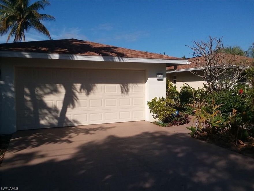 A boaters dream. Minuets to open water from a captains dock that runs the width of the property; has 2 30 amp elec. service & fresh water. Canopy covered 16K lift.  Home upgrades include; new roof, new air conditioner, hurricane shutters, impact windows, elec. roll down lanai screen, and fresh exterior paint.  Updated kitchen has tons of granite and cabinet space. Great rm. includes the kitchen, formal dining, and family area. Master suite has a double vanity & walk in tiled shower and sliders opening to pool. Guest bath is a single vanity with jetted tub shower combo. A large formal living rm. offers a pool view from the sliders. -- Measurement provided by seller and believed accurate but must be verified by buyer and/or buyer agent.
