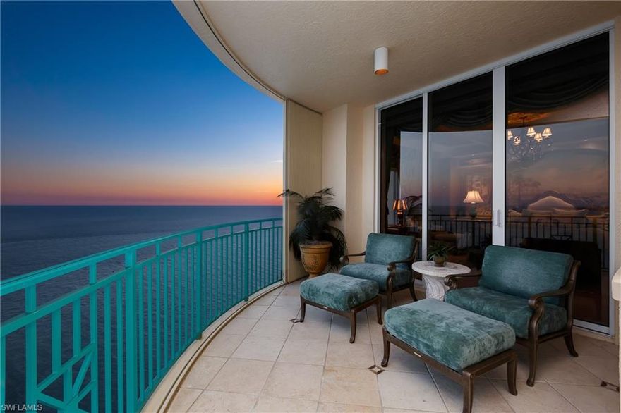 Belize at Cape Marco ~ Marco Island’s most elegant Beachfront Penthouse with outstanding views! Absolute Stunning Elegance! Top of the line throughout! Millions spent on build out and decor and it shows. Southern Exposure lanais allows warm days-everyday . Great sunlight drenches this residence. Exquisite art throughout, including crystal, and original paintings. Four Lanais, Electric Shades on the windows, Lighting system with at least 2 moods for each room. Guest Bedrooms have their own touch pad for music, Television or DVD. Astounding views of the Gulf of Mexico and the 10,000 Islands! You will enjoy living and entertaining in this most opulent setting! Voted DuPont Registry’s Top 10 Dining Rooms!