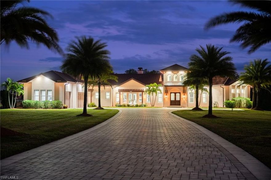 Experience exceptional riverfront living in this custom luxury pool home set on an oversized 1.57-acre lot in LaBelle. Designed for comfort, efficiency, and entertaining, this 3-bed/3.5-bath residence offers peace of mind with a Kohler 30-BTU water-cooled whole-house generator, reverse osmosis system, and a 1,000-gallon propane tank. A standing-seam metal roof adds durability and architectural appeal.
Step inside through a grand foyer featuring impressive 16-inch-thick walls. The interior offers tile flooring throughout and soft-close cabinetry throughout the home. The living room showcases a wood-burning fireplace complemented by striking wooden beam accents, creating warmth and character, and flows seamlessly into the chef’s kitchen. The kitchen is complete with high-end Thermador appliances, a gas cooktop with pot filler, an expansive walk-in pantry with a dedicated freezer, and a beautiful wooden tray ceiling with coordinating beam accents. A large laundry room with laundry tub adds everyday convenience.
The primary suite is a private retreat, featuring elegant wooden beam accents and a spa-like bathroom with a walk-in shower offering dual shower heads, a separate soaking tub, and dual sinks.
Outdoor living is elevated with an open lanai featuring a gas fireplace, sparkling pool, and color-changing lanai lighting that can coordinate with music. Cut limestone enhances all exterior areas on the back deck, creating an elegant and durable outdoor living space. Soffits are finished with plywood, then stuccoed and painted for long-term quality. The manicured grounds include a full sprinkler system and lead to a private wooden dock equipped with two 7,000-lb boat lifts, electric, and fresh RO water—ideal for boating and waterfront enjoyment.
Additional features include Sonos throughout the home integrated with the lighting system, insulated garage doors, an air-conditioned garage, foam spray insulation throughout the home, an internet booster system, and thoughtful high-end upgrades throughout. Safe and jacuzzi convey.
This rare riverfront property combines luxury craftsmanship, modern technology, and an unparalleled waterfront lifestyle—perfect for full-time living or an exceptional Florida retreat.