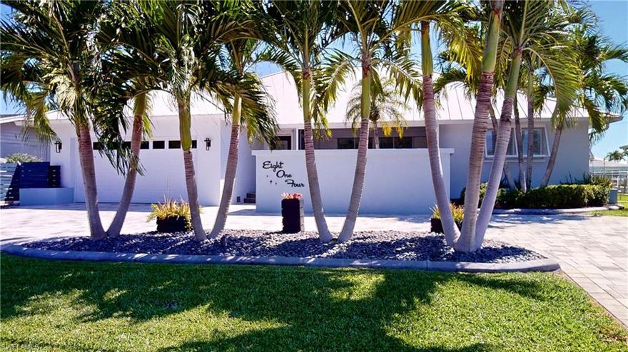 Stunning Modern Luxe Waterfront Retreat perfectly captures the essence of Southwest Florida Living.
This exceptional property offers Direct Gulf Access making it a dream for boaters and water lovers alike. Step outside to your private dock and lift, and enjoy quick, unobstructed, 10 minute access to open water — no bridges, no hassle. Enjoy the dolphins and manatees in your own back yard.
Inside, this completely renovated home features a totally unique bright and open floor plan filled with sunshine. Six sets of expansive sliding glass doors seamlessly connect indoor and outdoor living spaces creating the perfect setting for entertaining or simply relaxing. The spacious Chef’s Kitchen is designed for both functionality and style with ample counter space, modern appliances, and a layout that keeps you connected with family and guests. Ample living space including three spacious bedrooms and three full baths. Vaulted ceiling, standing seem metal roof, whole house surround sound speakers, lush landscaping and a circular paver driveway are just a few of the other spectacular details.
The primary suite offers a peaceful retreat with water views, generous closet space and an en-suite bathroom. Split floor plan offers privacy for you and your guests.
Step outside to your oversized screened lanai with heated pool — the ideal spot for soaking up the Florida sunshine year-round or relax on the quaint lanai at the front of the home overlooking a private courtyard.
The Yacht Club is one of Cape Coral’s most desirable areas and you’re just minutes from shopping, dining, and entertainment, while still enjoying the tranquility of waterfront living.
Whether you’re looking for a full-time residence, a vacation home, or an investment opportunity, this property offers the perfect blend of location, lifestyle, and luxury.
