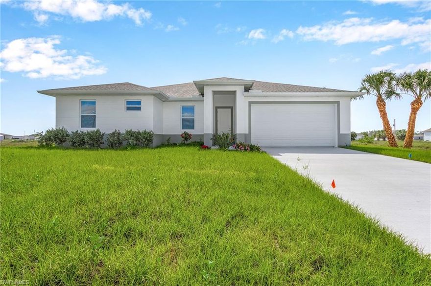 Fantastic home in Port Labelle. New construction, full of upgrades, washer and dryer, large master shower, accent tray ceiling, accent island, screened lanai. Upgraded landscaping package, irrigation system. This home will not disappoint.