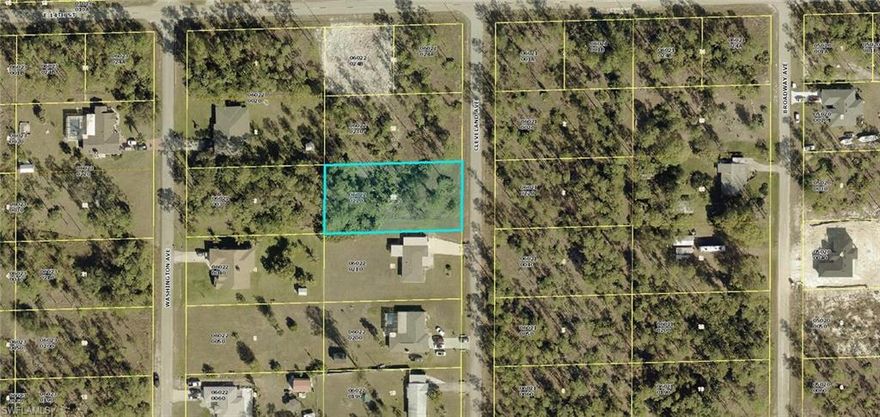Residential HALF ACRE lot on a nicely paved street. Excellent location just minutes to I-75, Ft Myers and SWFL International airport.