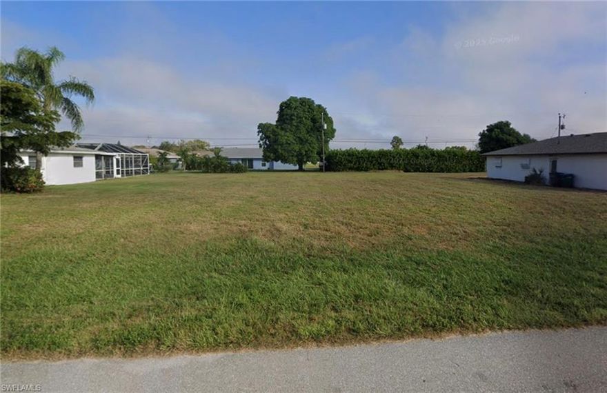 THE UNICORN LOT: NO HOA + ASSESSMENTS PAID + CITY UTILITIES!

Stop searching and start building! 1411 SE 25th Ter offers the rarest trifecta in Cape Coral real estate. This oversized, high-and-dry lot is located in a premier Southeast neighborhood where you have the freedom to live your way.

Why this lot wins:

FREEDOM: NO HOA fees and NO restrictive rules. Park your boat or RV on your own property!

SAVINGS: ALL ASSESSMENTS PAID IN FULL. Save thousands at closing compared to other Cape lots.

READY TO GO: City Water & Sewer are already at the site. This is a "shovel-ready" canvas for your dream home.

The Ultimate Location:

Boater’s Paradise: Minutes from the Caloosahatchee River with rapid access to the Gulf of Mexico, Sanibel, and Captiva.

Entertainment Hub: A short drive to the downtown SE 47th Terrace district—home to the best bars, breweries, and "Foodie" spots like Cork Soakers and Nice Guys.

Family & Safety: Located in a quiet, low-traffic pocket near Cape Coral High School, Gulf Middle, and the Cape Coral Hospital.

Outdoor Life: Close to the Yacht Club beach, community boat ramps, and Four Mile Cove Ecological Preserve.

Build the lifestyle you’ve always wanted in the heart of the Sunshine State. This is one of the last "Easy-Build" lots left in the SE!