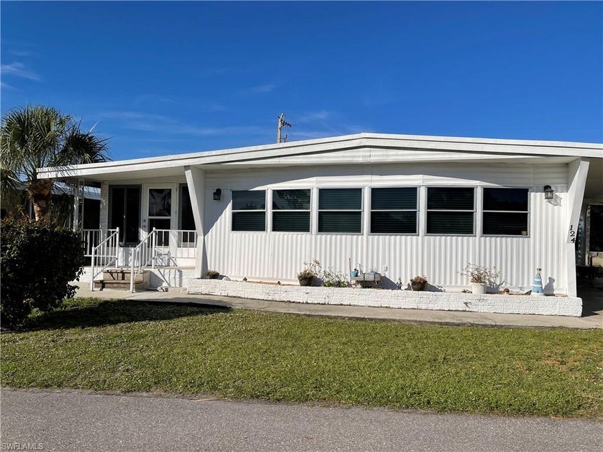 Fabulous Location in Old Bridge Village! This charming home is just across the street from the lighthouse marina, tennis and shuffleboard courts, pools and the clubhouse. OBV is a gated, resident owned, age restricted riverfront community. Old Bridge offers an active Florida Lifestyle for our residents with plenty of outdoor spaces and activities to enjoy. Direct Gulf access from community Ramp! Boat Slips available for rent. Feel and look better as you kick back in the perfect setting for relaxing and entertaining. Broaden your friendships with like minded people and fun activities. Waterfront living has never been so affordable or enjoyable! Dock your boat at the marina for quick access to fishing or pleasure cruising, engage your friends and neighbors on the tennis or pickle ball courts, take a refreshing dip in the pool or get a uplifting water aerobic workout with friends. Enjoy a quiet moment reading or attend engaging entertainment at the club house or watch a sunset from the dock at Palm Point our 9 acre waterfront park. Old Bridge Village has it all, come discover what you are missing, today. What are you waiting for you deserve to live the dream!