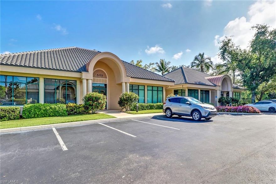 This bright and spacious office suite includes 6 individual offices and a reception area. It has over 1,625 sq. ft. and its own, private entrance, which makes it very convenient. There is plenty of parking available for your clients.

Rent as follows: Rentable Sq. Ft. : 1,625, per Sq. Ft.: $18.00, Base Rent: $2,437.50, Cam and Reserve/ per sq. ft. per year: $7.30= $988.54,  without tax: $3,426.04, tax 6.70% : $229.54,  TOTAL/ per month: $3,655.59