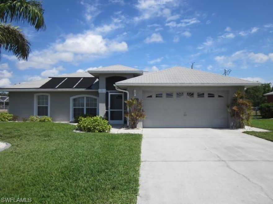Beautiful House + Pool for rent in SE of Cape Coral! Zip code 33914. Tenant occupied until April 30rd 2026.