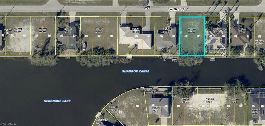 FRESHWATER CANAL LOT IN SW RESIDENTIAL NEIGHBORHOOD - Excellent location with great access to either Burnt Store or Pine Island Rd. Beautiful wide canal with southern exposure. Easy access to shopping, restaurants, airports, schools etc. You can enjoy the fun of living on the water, boat in your canal, fish for many different species that live in the freshwater, and enjoy.