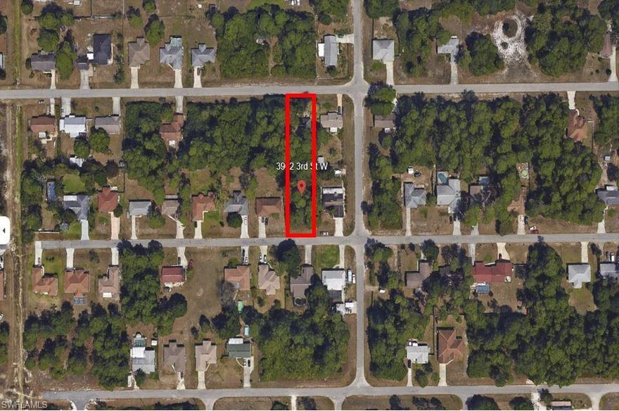 Looking to build your dream home in Lehigh Acres? Look no further! This residential vacant lot is nestled in one of the most coveted neighborhoods in town. Situated just a stone's throw away from Lee Blvd and less than 1 1/2 miles from Lehigh High School. With this location, you will enjoy convenient access to all the fantastic shops, and dining options the area has to offer. This property is perfect for your single-family residential homes, making it the perfect canvas for your vision of the ideal home.