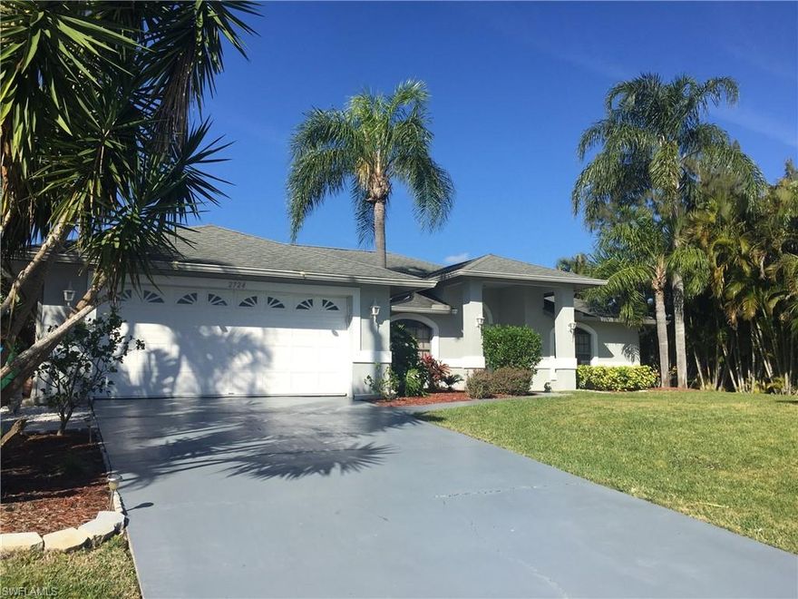 Wonderful property in fantastic, quiet neighborhood.  Central to everything in Cape Coral.  Property has been in very successful vacation rental program for several years with many repeat renters.  Newer pool overlooking freshwater canal.  Home is well kept and fully furnished.  No sign on property until March 31, 2020.