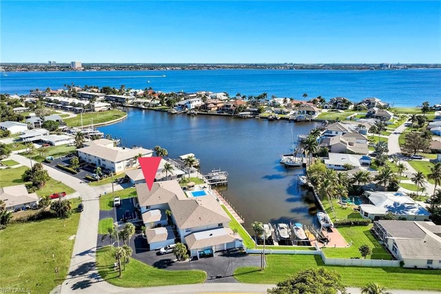 Stunning waterfront condo! You don’t want to miss this beautifully updated second-story condo located directly on the water, with easy access to the Gulf of Mexico and the river. This 2-bedroom, 2-bathroom unit features a modern split floor plan, tile flooring, a chef’s kitchen with white cabinets, granite countertops, and stainless appliances (new in 2021). The master suite offers a spacious walk-in closet and a tiled walk-in shower, while the guest bedroom and bathroom are equally inviting.
Recent upgrades include a new roof (2023), water heater (2023), and an upgraded AC (2025). The unit was re-piped in 2013 and comes with hurricane shutters for added security. Boat slips are available on a first-come, first-serve basis, making this the ultimate spot to enjoy the Florida lifestyle. It’s move-in ready and within walking distance to historic downtown Cape Coral, shopping, and restaurants.
Don’t miss out on this cozy, waterfront retreat!