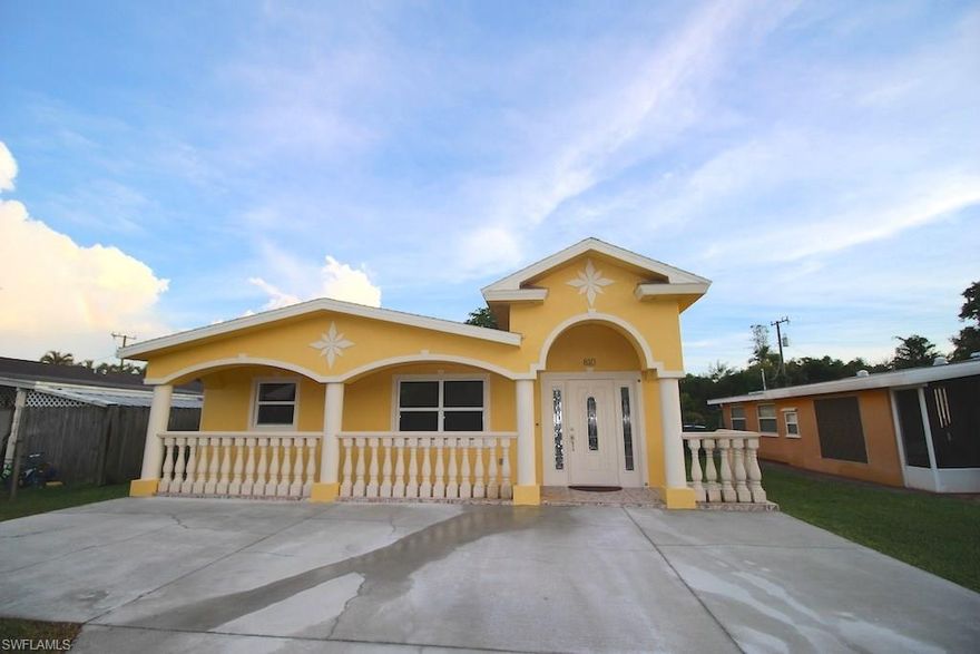 WOW! Look at that great Price! One year HOME WARRANTY for accepted offer By Sept. 20th!! Welcome to your Naples Park Oasis! Would you like to be able to ride your bike to the BEACH ? YES! This gorgeous home is located Only  5-10 min on Bike to Vanderbilt Beach! A 2 min car ride.. Located in the Heart of Naples! Close to Shopping, Dinning, and entertainment! Only 5 blocks to The Mercoto! This A PERFECT Vacation home or a convenient location to enjoy Life. This home has been meticulously cared for and Updated! Interior Features: Gorgeous custom finishes through out! Including: Crown molding, MARBLE FLOORS, Granite Counter tops in Kitchen and bathrooms. A unique layout with DOUBLE MASTER SUITES. and a Large guest bedroom Making it a 3 BR 3 Bath with Study off of one of the master suites. PERFECT for a home office or library. Step out side to your Lush Tropical garden with a SOARING Royal Poinciana that will take your breath away. A fenced yard for the ultimate privacy and Garden feel. CALL TODAY for your Private showing this will not last Long! THE BEST PRICED HOME in NAPLES PARK!