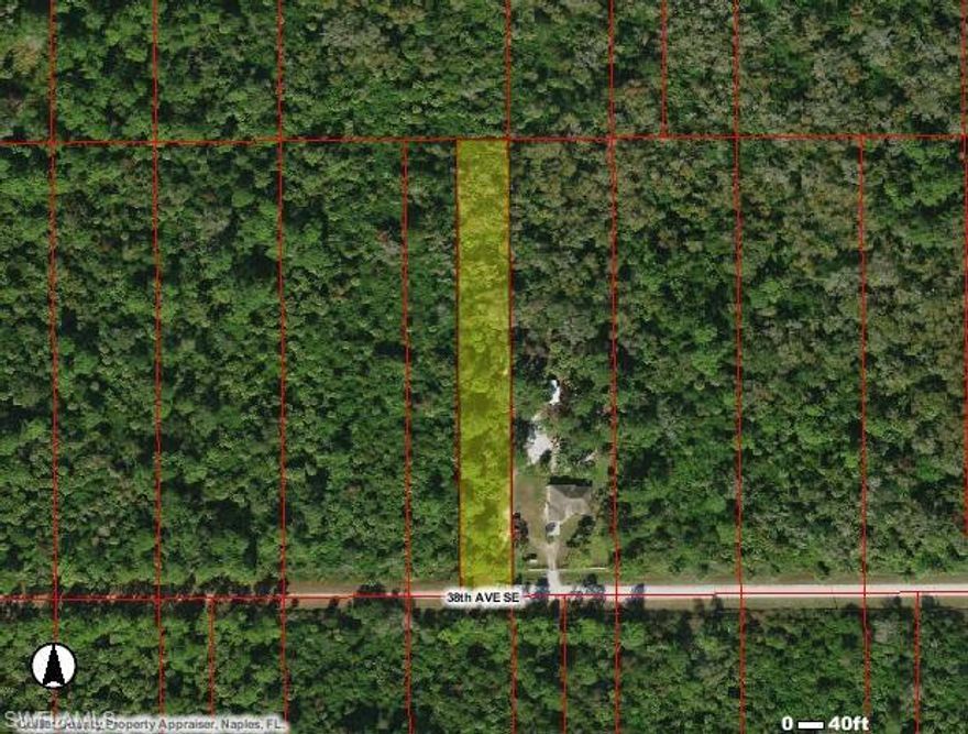 Beautifully treed lot . No need for mitigation and wet land expense .
Numerous new homes on street  .Come build your own dream new home . 
As on all lots in the Golden Gate Estate  area we recommend  environmental Studies be done