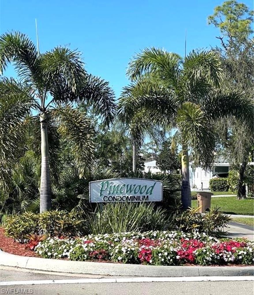 Very popular condo for 55 or Older, has a carport and screened room with panels to keep the rain out, is a corner unit wish mean have 2 dry ways, very near to stores and public facilities, public transportation and all makes the home and area desirable!!!!!