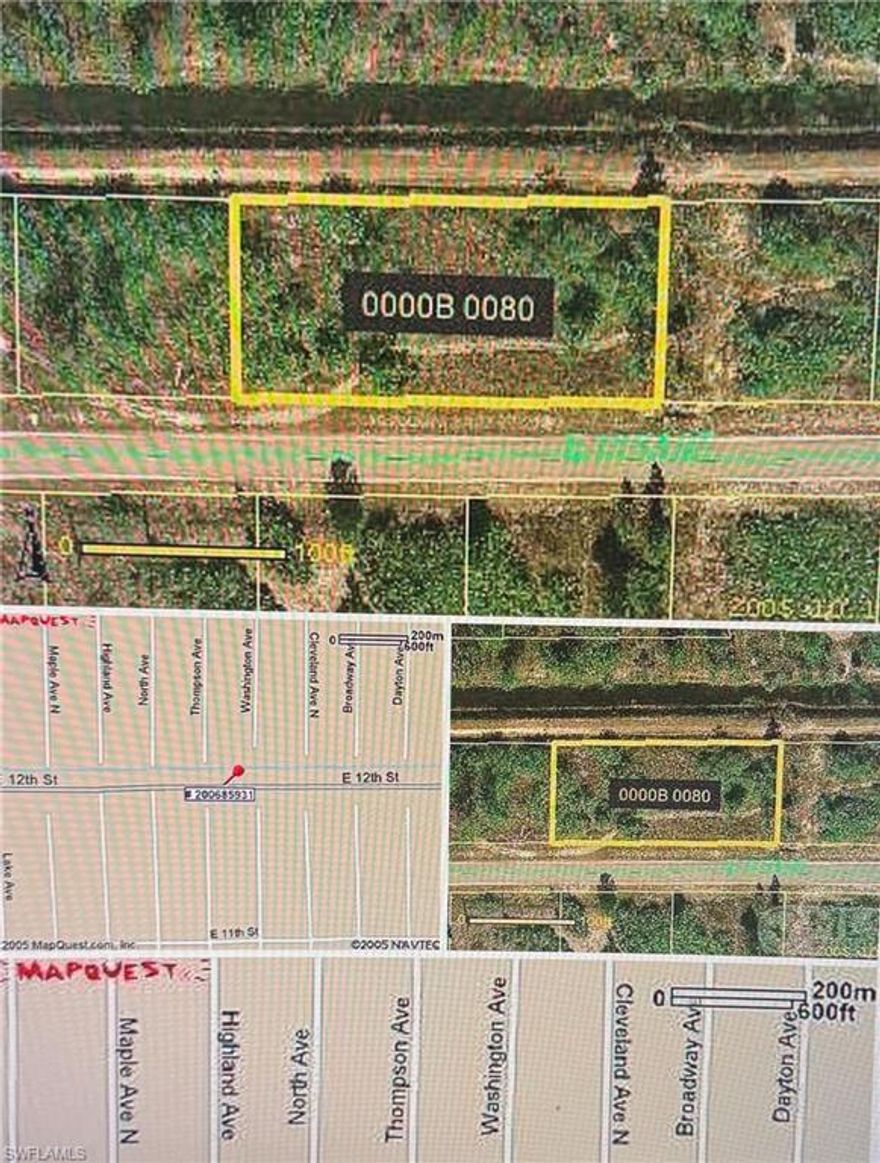 PRIME VACANT LAND FOR 2 DUPLEX DEVELOPMENT in the booming Lehigh Acres area! This expansive just under a half of acre lot is perfect for constructing two duplexes, ideal for investors or those seeking to craft their ultimate Florida home. Nestled in a tranquil residential community, it offers easy access to nearby shops, restaurants, and recreational spots. With ample space to bring your vision to life, this parcel is perfectly located for convenience, with SR-82 nearby for seamless travel to Fort Myers, RSW International Airport, and stunning Gulf Coast beaches. Seize this chance to invest in or build your dream in Southwest Florida’s thriving market!