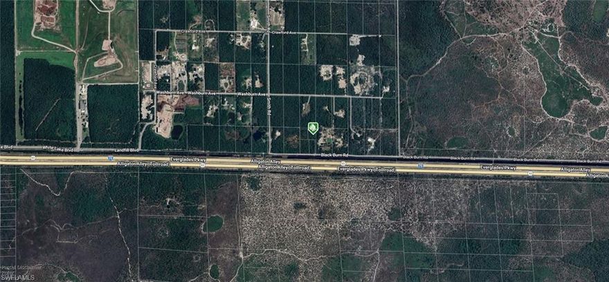 almost 3 acres in total (L shape), across from a canal on Blackburn Rd, I-75, package deal with 3 other lots, no hoa, other lot is an easement to reach it, approx. google map 26.155418,-81.642573, realtors see remarks