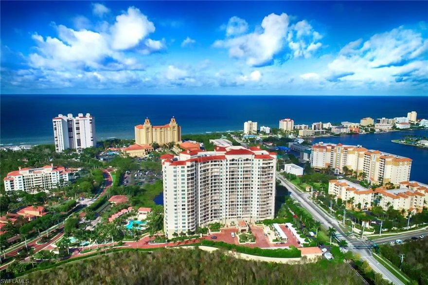 A Series of Breathtaking Moments!From the moment you enter this lush condominium, your eye will be drawn immediately to the awe-inspiring panorama of the sky grazing the water.  Throughout the residence this experience continues sharing a perfect balance between form and functionality.  This dignified retreat offers a most desirable layout with a wealth of amenities including an open kitchen that envelopes the view, a Sub-Zero wine cooler, a private den with a view that will allow for daydreaming, custom cabinetry and fine details and touches offering a wealth of natural wood elements.  Experience living in Naples in perfect harmony where the walls of glass allow you to enjoy the sky to meeting the gulf and beyond…