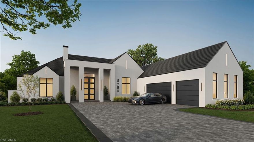 Designer furnished and move-in ready, Summer 2026! Seagate Development Group and Theory Design proudly present the professionally designed Nashville model home in Opus Stone, one of Naples’ newest luxury gated communities. This exceptional residence is the result of a collaboration between Seagate Development Group, Theory Design, RG Designs, and Outside Productions, bringing together some of Southwest Florida’s most respected design professionals. The Nashville offers five bedrooms, a private study, fiver full baths, two half baths, and a spacious three-car garage within a thoughtfully designed open floor plan that blends modern architecture with timeless coastal elegance. The home features clean architectural lines, natural textures, and a light neutral palette that creates a sophisticated yet inviting living environment. The great room and kitchen seamlessly connect to the outdoor living space, creating a perfect setting for entertaining or everyday living. The designer kitchen showcases a beautiful blend of custom wood cabinetry paired with wide plank oak flooring, and refined millwork including 9 inch baseboards with door and window casings. Large gallery art walls allow for striking displays of artwork while accents of aged brass and matte black add a polished modern touch throughout the home. Wood-accented ceilings introduce warmth and texture while enhancing the home’s elevated design. The expansive outdoor living area captures the essence of the Naples lifestyle with an oversized resort-style pool featuring a bubbler and spa, a fire pit gathering area, outdoor kitchen, fireplace, pool bath, and lush professionally designed landscaping that creates a private outdoor retreat. A tongue and groove stained ceiling enhances the covered lanai, providing an elegant architectural element that ties the outdoor living space together. Additional luxury features include 1¾-inch solid core interior doors, Emtek door hardware, custom built-in closets, Andersen impact windows and doors, Control4 home automation system, integrated sound system, linear HVAC diffusers in common areas, level 5 drywall finish, spray foam insulation, natural gas, and interior designer selected furnishings throughout the home. Opus Stone offers a rare opportunity to enjoy luxury estate living in an intimate gated setting while being just minutes from the best that Naples has to offer. Residents enjoy convenient access to world-renowned Gulf beaches, upscale shopping, fine dining, and entertainment. Premier private golf clubs including Olde Florida Golf Club and Calusa Pines Golf Club are also nearby, offering exceptional opportunities for recreation and social life. Experience the craftsmanship, design excellence, and lifestyle that define Seagate Development Group homes in one of Naples’ most exciting new gated luxury communities.