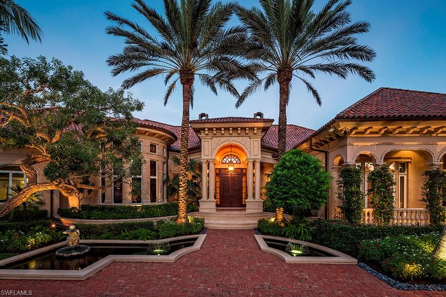 Absolutely stunning Port Royal residence located on one and one half Port Royal lots. Immaculately maintained home with among the very best long water views in Port Royal.  Unimpeded views from the gourmet kitchen and expansive family room to the exciting outside pool and multiple entertainment areas. Award winning theater. Port Royal Club membership eligibility.