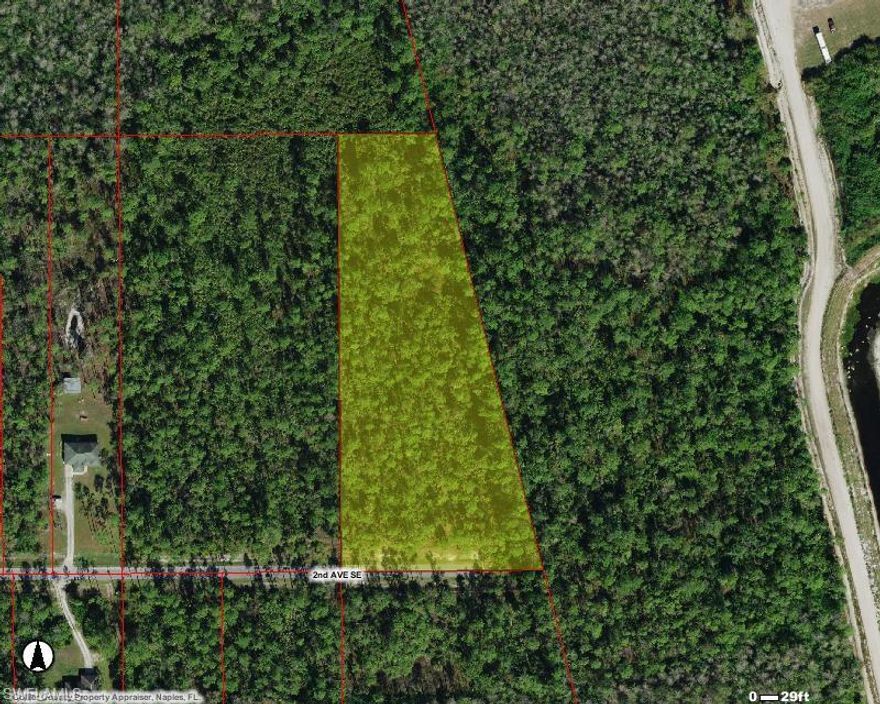 L.2272 - Claim your homestead today!  Awesome location at the end of the street with lots of privacy and security!  This large parcel of 3.42 acres has close proximity to Golden Gate Blvd for easy access.   Build your dream home on this beautiful 3.42 acres with a very desirable southern exposure.  The great news is that this acreage is UPLAND and ready to go!  This property is priced to sell, a definite must see!