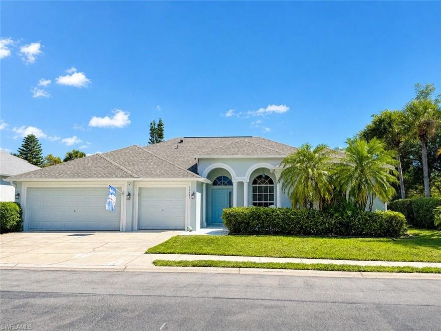 This beautifully maintained home is the perfect blend of comfort, space, and Florida lifestyle living. Offering 4 bedrooms plus a den, 3 bathrooms, and a 3-car garage, this residence provides nearly 2,700 square feet of well-designed living space ideal for both everyday living and entertaining.
From the moment you enter, you are welcomed by an open and inviting floor plan with views straight through to the sparkling pool and tranquil pond beyond. Four large sliding glass doors create a seamless connection between indoor and outdoor living, filling the home with natural light and offering stunning sunset views from the screened lanai.
The kitchen features stainless steel appliances and flows effortlessly into the main living areas, making it perfect for gatherings with family and friends. The split-bedroom layout offers privacy, with a spacious primary suite that includes dual sinks, a soaking tub, and a separate shower.
Set on a private, fenced lot with peaceful water views, this home is truly move-in ready. Located in the highly desirable, gated community of Calusa Palms, residents enjoy access to a community pool, fitness center, tennis courts, bocce, and clubhouse. Conveniently located near beaches, dining, and shopping, this property offers the best of Southwest Florida living.
Inside pictures are virtually staged. New pictures are coming soon.
