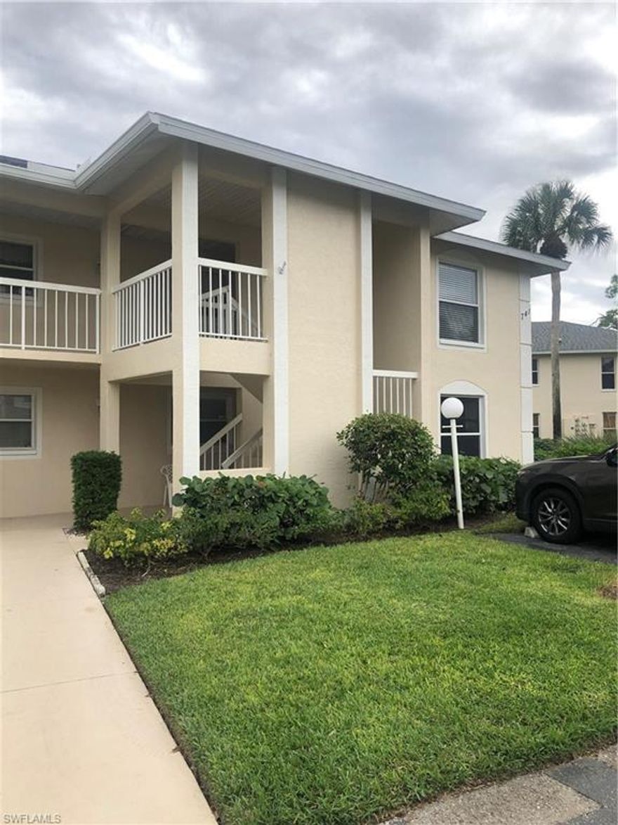 MOVE IN READTY FIRST FLOOR ,CLOSE TO POOL In the sought after BERSHIRE LAKES Community This beautiful Condo is Priced to sell! and Let's face it guys..what you buy is convenience & location, location location. This 3/2 condo has Open floor plan, It’s a must-see! Spacious, and has been Updated with wood floors through the living and master bedroom The entryway, kitchen, hallway, and bathrooms are tiled, Bedrooms 1 & 2 are also with wood & carpet. The New Castle community has access to tennis & a 45 acre Lake, fishing pier within the Berkshire Lake community. The new castle subdivision has 2 pools with a clubhouse-style sitting area, a kitchen for entertaining, and more! This Condo is within walking distance to Publix Grocery Store, Starbucks, Walgreens, Banks, Gas Station, & Lots of Dining Options! The Newcastle Section Of Berkshire Lakes Is Only Minutes To Downtown Naples 5th Ave, The White Sandy Beaches, And I-75 Access. Easy Coastal Lifestyle living doesn't get better than this! Let us make this your home & let’s get you settled! YOUR SLICE OF PARADISE AWAITS YOU!!