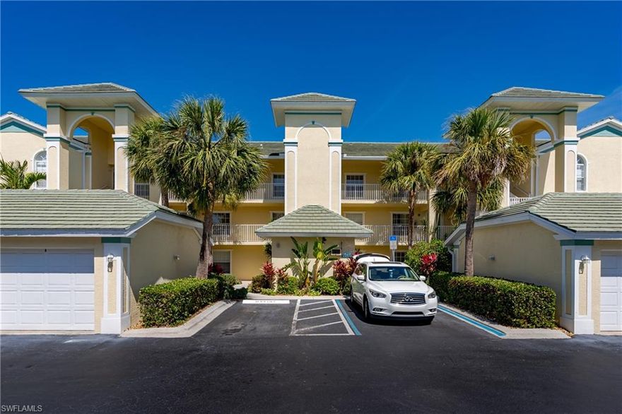 Walk in and feel at home in this bright and beautiful 2 bedroom, two bath first floor condo with a wonderful forever view of a lush tropical preserve. This home has a spacious feel with a large living area and great room space surrounding the kitchen—perfect for entertaining guests. The ground floor walk out lanai connects with the natural setting that leads to paved pathways and a beautiful view of the nearby pond that welcomes a parade of Florida’s wading birds. This condo is efficiently designed to maximize the space and offer resort style living in the incredible Bay Forest community. Bay Forest provides quick and easy access to shopping, restaurants and the beaches. Its resort amenities include pickle ball, bocce, tennis, a spacious clubhouse with a library and state of the art fitness center.  Miles of paved trails, a swimming pool and hot tub, picturesque ponds with fountains distinguish this community as a premiere setting for the best in southern living.