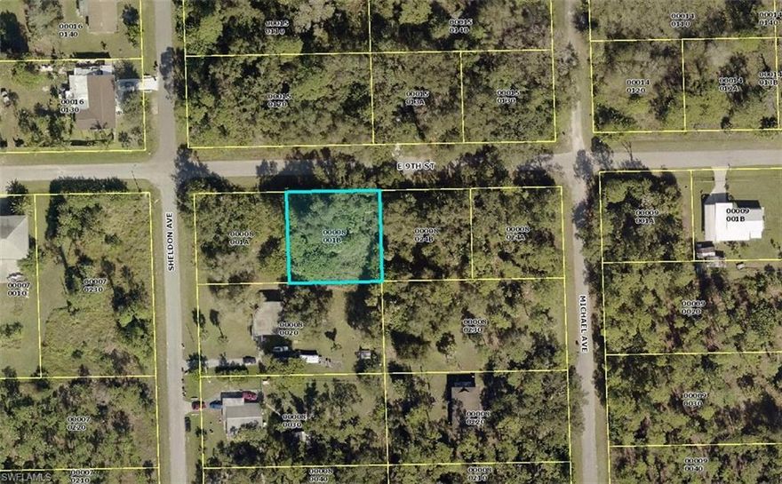 QUARTER-ACRE RESIDENTIAL LOT located in the north sector of Lehigh Acres, zoned for Single-Family Residential construction. Seller owns adjacent quarter-acre lot, which is also for sale, for a total of one-half acre of available land. Reserve your piece of paradise now while prices are still affordable, and you can enjoy all that southwest Florida has to offer:  spring training for the Red Sox and Twins, Florida Gulf Coast University, world-class shopping and dining, a flourishing arts community, year-round sunshine, and miles of beautiful sandy beaches.   Call today for more information.
