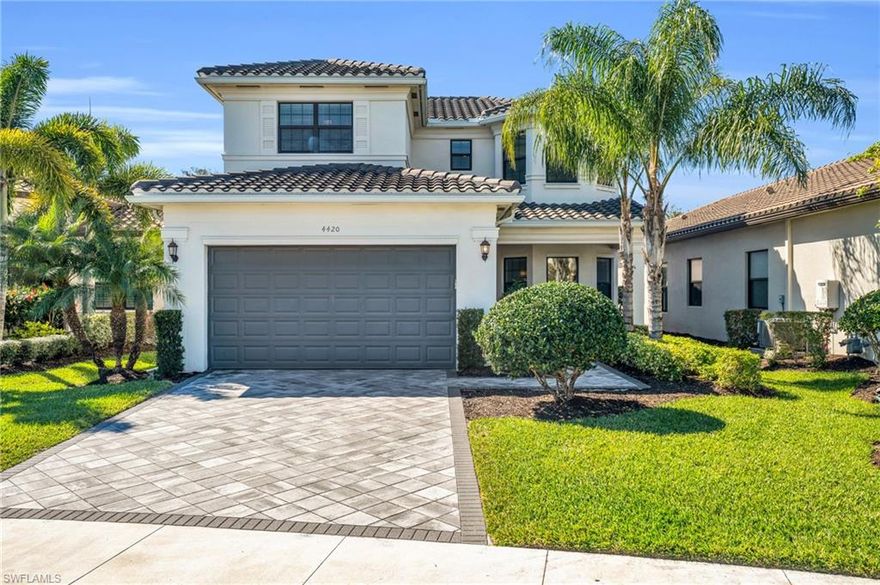 One or more photo(s) has been virtually staged, AI generated or rendered.  Experience elevated living in this stunning Newcastle model with the highly sought-after optional fifth bedroom, located in the prestigious gated community of Stonecreek. Thoughtfully designed with over 3,000 square feet of living space, this expansive residence blends sophistication, comfort, and functionality with an open-concept layout ideal for entertaining and everyday living.
The chef-inspired kitchen features quartz countertops, upgraded cabinetry, natural gas cooking, stainless steel appliances, and an oversized island that flows seamlessly into the spacious living and dining areas. Wide-plank flooring, designer finishes, and abundant natural light create a refined yet inviting atmosphere throughout the home.
The luxurious first-floor primary suite offers a private retreat with spa-inspired bath features and generous closet space, while the additional bedrooms and flexible upstairs living areas provide versatility for guests, home offices, fitness space, or media rooms. The backyard offers ample room to design the custom pool and outdoor oasis of your dreams.
Stonecreek is one of North Naples’ premier natural gas communities, known for its impressive resort-style amenities including a lavish clubhouse, resort pool, lap pool, spa, fitness center, indoor sports court, tennis courts, pickleball courts, social gathering spaces, and beautifully maintained grounds that create a true luxury lifestyle experience.
Ideally located near upscale shopping, dining, golf, entertainment, and Southwest Florida’s renowned white-sand beaches, this exceptional residence offers the perfect combination of elegance, modern convenience, and vibrant Naples living.