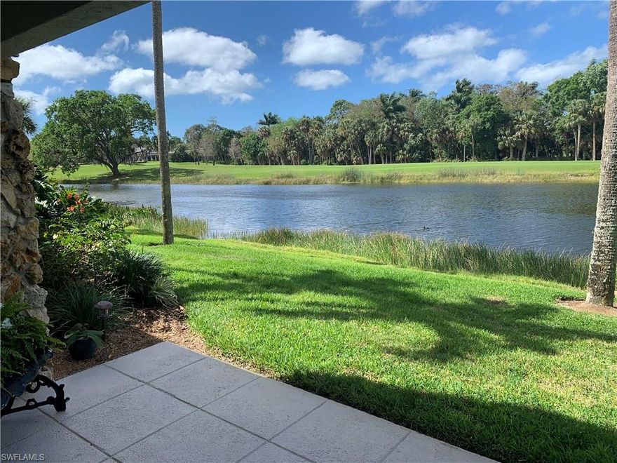 THE LAKE HOUSE - Great location for an incredible price! First Floor Garden Apartment on the Lake with beautiful Water and Golf Course Views, located close to the Clubhouse and Practice Green.
Well cared for with updated kitchen including new Stove and Microwave. A/C is only 3 years old! The Bathrooms
need some perking up - but look at the Price!! Wilderness is extremely popular because of it's Championship GolfCourse, Croquet, Bocce, Tennis, Dog Park, many Activities, and, most of all, it's friendly and welcoming
Atmosphere.