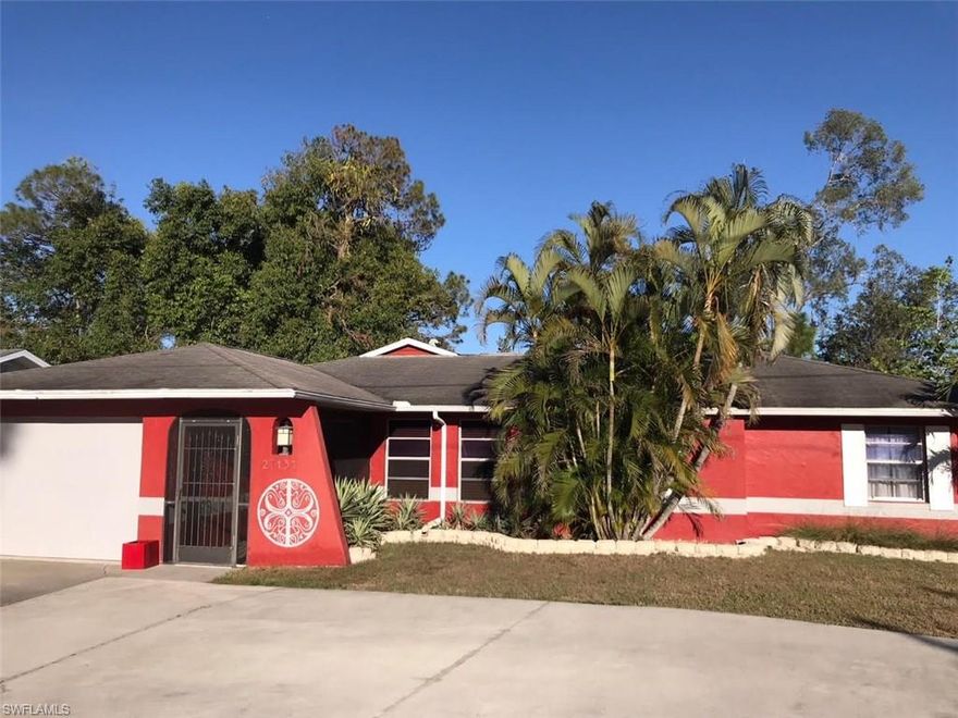 This beautiful 3 bedroom, 2 bath home with 1 car garage is great for the first-time home buyer or even for the growing family! This home is move-in-ready, updated kitchen with granite counter-tops, all stainless steel appliances including range hood and ceramic tile flooring in kitchen, dining and living room. Spacious master bedroom with sitting area and/or room for office, bamboo floors and a closet for him and a walk-in closet for her. When you enter home there's an entry foyer into the living room with a formal dining room to the left, then the kitchen and a breakfast area to the right or it can be used as a sitting area/office or however this home fits for you and your family! The completely fenced in back yard is a beautiful private oasis with hammock area and you even have a mango tree. Large screened in lanai and even larger brick paver patio area so you can cook on your propane grill complete your beautiful backyard for year round enjoyment entertaining your friends and family.

This home is close to nearby shopping center and restaurants as well as Bonita Springs Library, Community Pool, Dog Park and the Bonita Springs Downtown District.