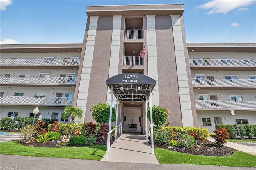 Welcome to Golfview Golf & Racquet Club! An UNLIMITED GOLF COMMUNITY! You will enjoy the resort-style recreational activities this condo has to offer including: The clubhouse, pool, tennis courts, racquetball, bocce ball, and much more! This First Floor, 2 Bed/2 Full Bath Condo comes fully furnished and is conveniently located on an Executive 9-hole, 3-par golf course. Many updates including: New Flooring & Stainless Steel appliances. The large inviting lanai is perfectly positioned for entertaining or enjoying quiet mornings with a view. The desirable split-bedroom layout provides privacy for both suites. The primary bedroom opens up to the golf course while the guest suite feels like a second primary bedroom suite, each offering generous living space. Additional features include: in-residence laundry with washer and dryer, a spacious storage unit perfect for storing golf clubs & bikes, an assigned carport providing protected parking, and the Clubhouse with a Kitchen & Golf Pro Shop which is great for group events. This well-maintained community offers onsite management and a prime location. Conveniently located near shopping, restaurants, Lakes Park & just 15 minutes to RSW Airport and 20 minutes to Fort Myers Beach. At Golfview Golf & Racquet club it's not just a home, its resort style living! Schedule a tour today!