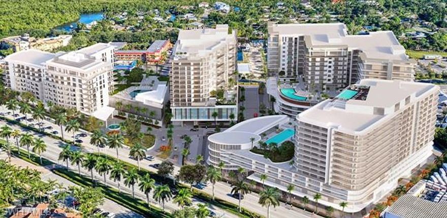 STUNNING AND SPECTACULAR! AURA IS A DOWNTOWN "OLDE NAPLES" VISIONARY HIGH RISE DEVELOPMENT WITH PANORAMIC VIEWS OF THE GULF AND NAPLES DOWNTOWN SKYLINE & SETTING A NEW STANDARD IN LUXURY URBAN DOWNTOWN LIVING AND LIFESTYLE. Construction is officially underway at Aura at Metropolitan Naples, Estimated completion for this this beautiful decorator ready SKY-HOME UNIT and the  entire building with all resident amenities is Summer 2026! AURA, is a Luxurious Boutique Condominium with only 56 luxurious residences each uniquely designed with "Open Floor Plans", Chef-Inspired Kitchens & Large Level 5 Quartz Finished Center Islands, All Wolf & Sub-Zero Appliances, Spacious Outdoor Terraces with BBQ Grills & SPECTACULAR ROOFTOP "INFINITY" POOL AND FITNESS CENTER. Private Garages all 15-33' above FEMA flood guidelines, "Guest Suite" with Private Terrace, Outdoor Lounge & Seating Area & Fire Pits, Putting Green & so much more. PLEASE CALL FOR A PERSONALIZED TOUR OF THE DEVELOPMENT AND REVIEW OF THE MANY DIFFERENT OTHER FLOOR PLANS AVAILBLE.