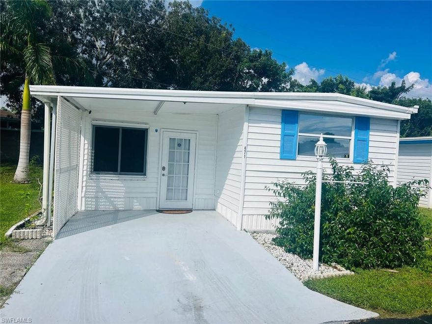 Simple Life in Paradise Awaits! Discover this charming furnished 1-bedroom, 2-bath villa with a bonus space that can serve as a den or guest room. Ideally located just minutes from the beautiful Gulf beaches of Naples and Marco Island, close to shopping, dining, and entertainment. Perfect for boat lovers — the community offers a boat ramp with Gulf access! Enjoy the 55+ Holiday Manor lifestyle with amenities like a clubhouse, pool, and shuffleboard, all with low HOA fees of just $170/month. Experience the simple life in paradise — schedule your private tour today! BUYERS NEEDS A 700+ CREDIT SCORE.