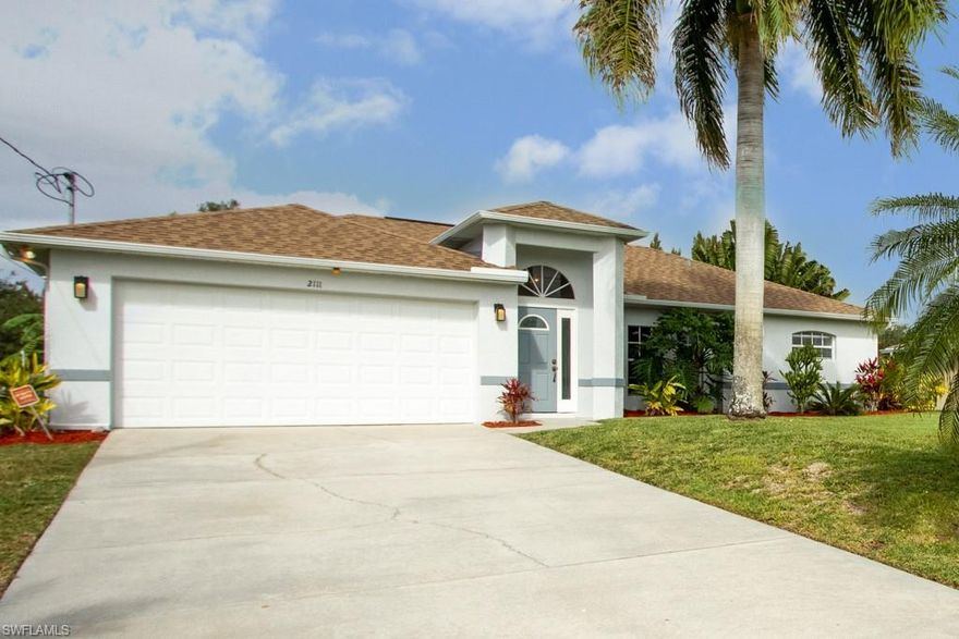 Whether it’s a first-time home purchase, seasonal getaway, or investment opportunity, this home carries an atmosphere that is both bright and full of potential. This original owner, meticulous cared for, updated pool home, with 3 bedrooms and 2 bathrooms, holds a split floor plan that merges together with its great room, where those Florida sun rays beam through. The updated kitchen emanates the space with its bar, tile backsplash and granite countertops. The Master Suite has an ample walk in closet, dual vessel sink vanity, walk in shower and soaking tub. New roof was installed in October 2019, AC was replaced October 2018 and the home was freshly painted both on the inside and outside in 2019. This home is ideally located in southwest Cape Coral making schools, shopping, dining, and entertainment all within an easily accessible commute. Make your appointment for a private showing, today!