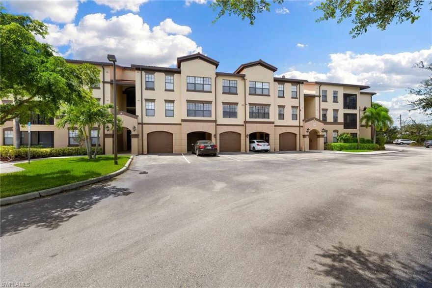 Positano Place is one of the newer built condos in Naples finished in 2005. Gated Community in super central location and 4 miles to the beach. Luxury style community with pool, fitness, and on site management. Perfect for full/part time or vacation owners. Granite Counter Tops, Tile in Main Areas, Roman Tub, and nice interior details. New AC installed a month ago. This building is just a short stroll to the clubhouse and pool for instant Florida fun! Agents See Confidential comments.