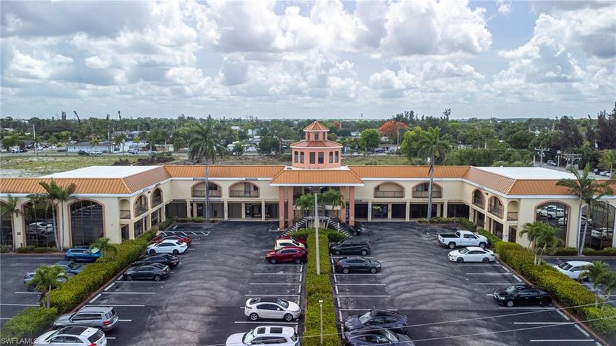 The Infinite Professional Center is a well-located commercial property on Cleveland Avenue
in Fort Myers, near the Hanson Street intersection. It features a 40,182± SF building with a
rentable area of 35,110± SF, on a 1.68± acre lot
with 285 feet of frontage along a major roadway. Constructed in 1975 and updated in 2023,
including fire sprinkler installations in 1988, the
property offers a mix of office spaces providing
a reliable investment with steady occupancy.