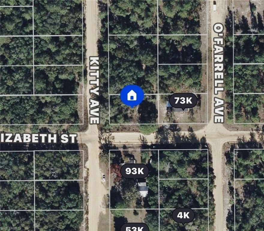 Nice corner lot. Ready for you home or mobile home. High and dry. Lots of wildlife.