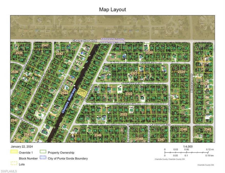 Gulf Access lot - only 1 bridge to Myakka River - Port Charlotte is up and coming - new construction everywhere you look - near Sarasota County line - make an offer today!