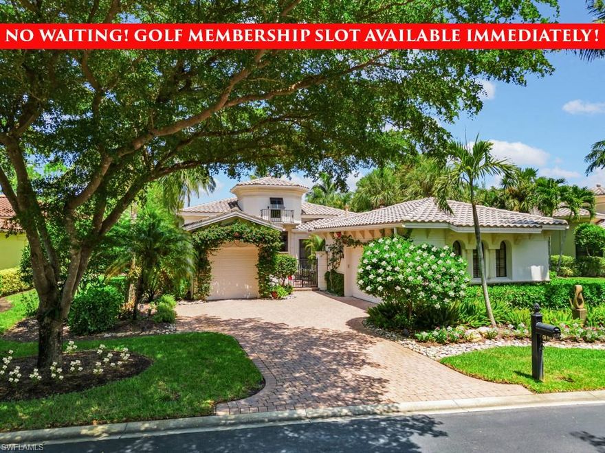 GOLF MEMBERSHIP AVAILABLE IMMEDIATELY. NEWLY RENOVATED PRIVATE BEACH CLUB IN MEDITERRA. Beyond the private entry courtyard of this stunning home, stroll through beautiful glass french doors that open into an expanded foyer with a soaring high ceiling & brightened flooring, leading the way to the stately formal living & dining rooms. Highlights include a gourmet kitchen with premium stainless steel appliances, breakfast bar, butler’s pantry, wine cooler, waterfall center island with white quartz countertops, gold accent finishes, and new lighting. Stacking sliders in the great room, with a light, neutral paint palette to accentuate the expansive lake view. The primary suite features a sitting area & private outdoor access. The primary bath is a haven with dual vanities, a soaking tub, and a glass-encased shower. Two guest suites come complete with private baths & marble countertops. The office has been updated with a neutral palette & LED lighting for the wood built-ins. It is ideal for entertaining with a summer kitchen, outdoor gas fireplace, custom pool & spillover spa with fountains. Additional updates include a contemporary-style powder room & laundry room with Quartz counters, 3-car garage with extensive built-ins & tankless water heater. Mediterra is a prestigious luxury golf & country club community featuring Two championship Tom-Fazio golf courses for avid golfers, a private beach club with restaurant & bar, multiple tennis courts, pickle-ball & bocce, fitness center, pristine bike & jogging trails, and luxurious dining at the private country club restaurant. The Mediterra Beach Club offers an escape to a 10,000 sq. ft two-story private oceanfront paradise on the Gulf of Mexico. Featuring a restaurant & bar that serves members via indoor & outdoor dining, this private facility boasts a heated swimming pool, a sundeck, and cabana beach service for chairs, umbrellas & refreshments.