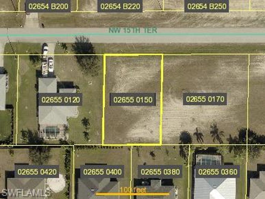 Do not miss your opportunity to own this Beautiful Lot-***Build your dream home here! A very quiet neighborhood of Cape Coral. Centrally located in the Northern part of Cape Coral, just a few miles away from a plenty of restaurants! To the East is Fort Myers and to the West is Matlache and Pine Island Rd for fun adventures! This lot is in a premium location for your South-West Florida Future!