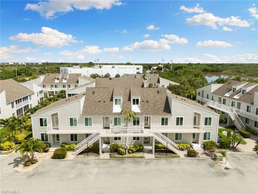 This beautifully updated first-floor 2-bedroom, 2-bath condo in Estuary I offers a complete interior and exterior transformation, delivering both style and peace of mind. Inside, you'll find new flooring, updated window treatments, a remote security system and a brand-new AC system (inside and out). Impact-rated windows and doors provide added storm protection and energy efficiency, while the community has recently completed a full exterior restoration.
The light-filled, open layout features generously sized bedrooms and upgraded finishes throughout, along with a spacious screened lanai perfect for enjoying Marco Island's indoor-outdoor lifestyle. This unit includes one assigned parking space, and residents enjoy access to a community pool.
Ideal for full-time living, a seasonal retreat or an investment opportunity, Estuary allows monthly rentals up to 12 times per year and is pet-friendly, welcoming dogs up to 25 pounds.
Located just minutes from Marco Island's world-famous Crescent Beach, as well as shopping, dining, boating, tennis, pickleball and healthcare, this property offers exceptional convenience and access to the best of island living.