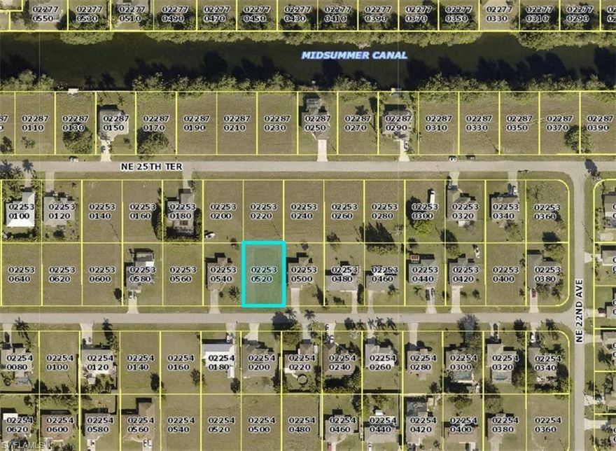 Not in the flood zone. Great location with City Water & Sewer coming in summer of 2022 according to Cape Coral City website. No endangered species on the property. Great location. 1 mile to Publix store. Close to highway US 41 and Pine Island Rd.