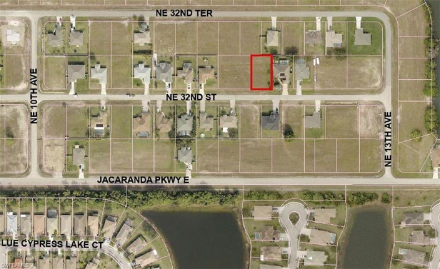 Clear building lot located in a fast-growing area of Cape Coral. This lot is ideal to build your dream home on or hold for the future. Located close to all amenities, including shopping, schools, entertainment, etc.