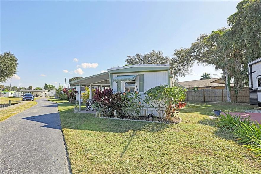 Discover your perfect getaway on the beautiful Caloosahatchee River located in Fort Myers, Lee County FL!  55+ Riverlawn Terrace Community is located on the river and has community boat docks.

This charming trailer offers year-round, winter, or weekend living in a peaceful waterfront community just minutes from Olga Community Park and the historic Franklin Locks. Enjoy direct river access with boat slips available on a first-come, first-served basis (20' boat max), making it easy to spend your days fishing, boating, and exploring Southwest Florida’s scenic waterways.

Brand new kitchen with shaker cabinets and granite countertops.  New stainless refrigerator and stovetop.
LVP floors throughout!

The property includes a convenient on-site shed for extra storage, ideal for tools, bikes, or water gear. You’ll also be a short drive from Babcock Ranch, giving you access to its miles of trails, parks, restaurants, and eco-friendly amenities as well as restaurants and shopping!

Whether you are seeking a cozy winter retreat, a relaxing weekend escape, or a full-time riverfront/ basin lifestyle, this spot has everything you need to enjoy Florida living at its best.

Schedule a showing today!