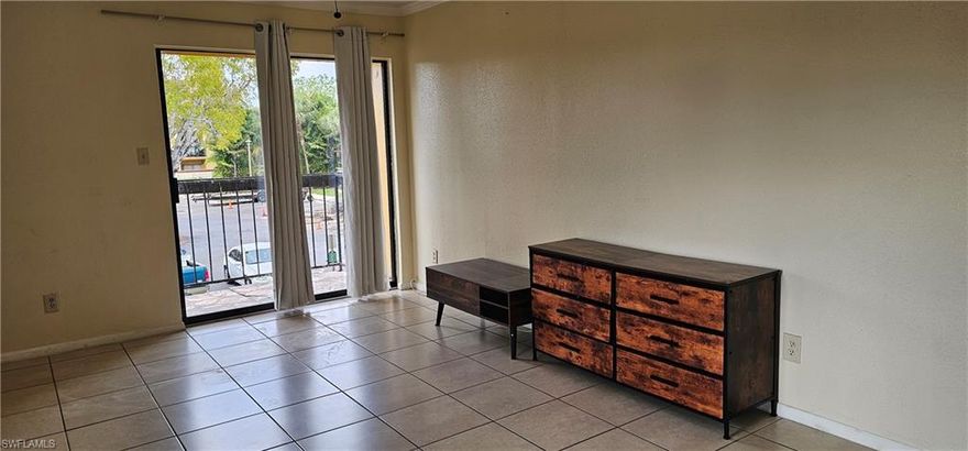 This second floor with private stairs 1bed/1bath condo offers comfortable living in a convenient Fort Myers location. The unit features a granite countertop in the kitchen, tile throughout, in-residence washer and dryer, a brand-new A/C unit, and an open living area with plenty of natural light. 2 closets inside the unit and 2 storages in the lanai. Enjoy a private balcony and access to community amenities.
Move-in special: last month’s rent is FREE.  
No smoking. No pets.  First month’s rent and security deposit required. Security deposit can be paid in 4 instalments with the monthly rent.