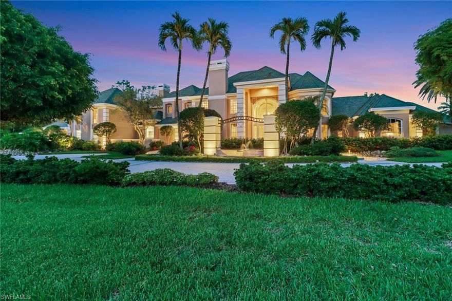 Where Prestige Meets Possibility, A Legacy Estate in Quail Creek!
Experience the pinnacle of luxury living at 13488 Rosewood Lane in Quail Creek Estates.  A street where timeless elegance and homes of ultimate functionality meet.  This impressive estate offers a private guest house, a remarkable resort-style pool, and both attached and detached garages with ample room for an enviable car collection. In addition, private-entry living quarters above the garage provide ideal space for guests, extended family, or staff.  Perfectly positioned to capture sweeping golf course views, this home blends timeless elegance with unmatched functionality, including a rare yet massively desired slate roof, which offers an exceptional lifestyle in one of Naples’ most prestigious gated communities.  One of a kind. Once in a lifetime...