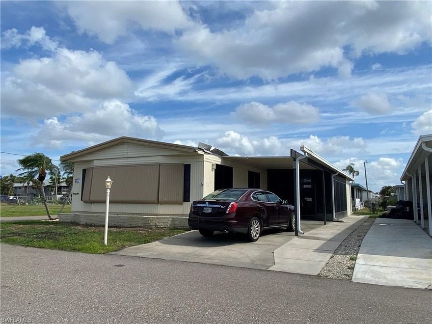 This is your chance to make your dream home a reality! This charming corner lot home suffered damage from Hurricane Ian, but is now ready for its next chapter. The subfloors are made of sturdy plywood and have been mitigated, and the walls were cut to chair rail height. The air conditioner has received a motor replacement, ensuring it's in top working condition. Over the years, this home has received updates and has been well-maintained, featuring 2 bedrooms, 2 baths, and an office. The open floor plan is waiting for your personal touch to make it your own.  
This home is located in the friendly and resident-owned Old Bridge Village community, designed for those 55 and over. The community offers a wealth of events, entertainment, clubs, and activities, so there's always something to do. Stay fit with the fitness center, enjoy a game on the tennis, bocce, basketball, or shuffleboard courts, or relax in one of two pools or the hot tub. There's also an 81-slip marina with a boat and kayak launch, making it easy to enjoy the beautiful waterways of the area. Don't miss this incredible opportunity to make your dream home a reality!  SOLD AS IS, CASH ONLY, NO PETS ALLOWED