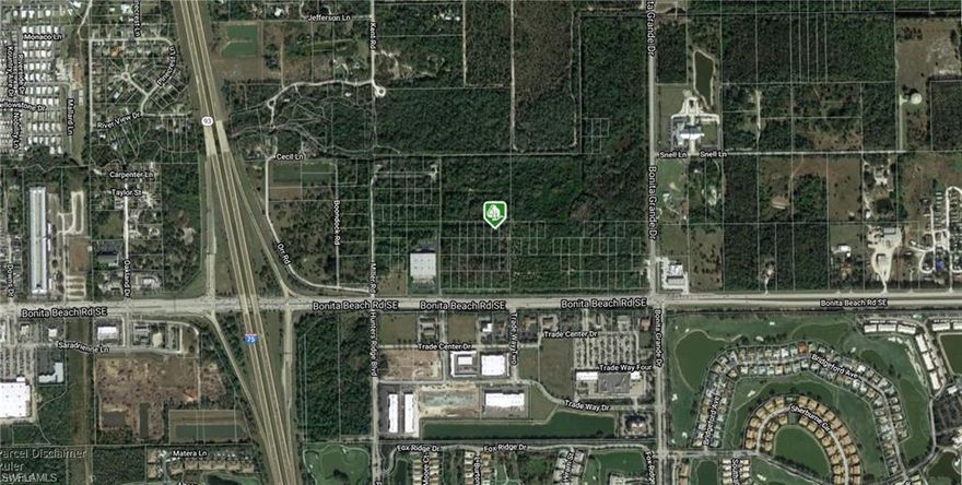 future holds of Bonita Beach Rd SE, close to shops, restaurants, I-75, very strategic to I-75, no hoa, tax deed sale by a quit claim deed only, agent/builder, land lock, no access yet, as-is