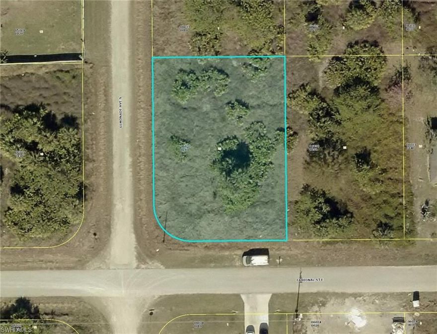 This desirable corner lot offers exceptional flexibility for future home design, improved driveway placement, and added privacy. Located in a growing residential area of Lehigh Acres, it combines convenience, accessibility, and long-term value—ideal for both builders and future homeowners.

Major Benefits for Buyers
Prime Corner Location — A corner lot provides wider frontage, easier access, and more options for home orientation, parking, and outdoor space. It’s a premium feature that adds both appeal and functionality.

Close to Local Schools — Several nearby schools make this a practical choice for families and anyone who values short, easy morning commutes.

Minutes from Grocery Stores & Daily Essentials — Publix, Walmart, gas stations, and other everyday conveniences are all within a short drive, making errands quick and stress-free.

Near Downtown Lehigh Acres — Enjoy fast access to local restaurants, parks, community services, and shopping in the heart of Lehigh Acres.

Quick Route to State Road 82 — SR-82 is just minutes away, offering smooth travel to Fort Myers, Immokalee, RSW Airport, and major employment hubs throughout Southwest Florida.

Growing Residential Area — New homes continue to rise throughout this corridor, supporting strong long-term value and making it an attractive spot for future development.